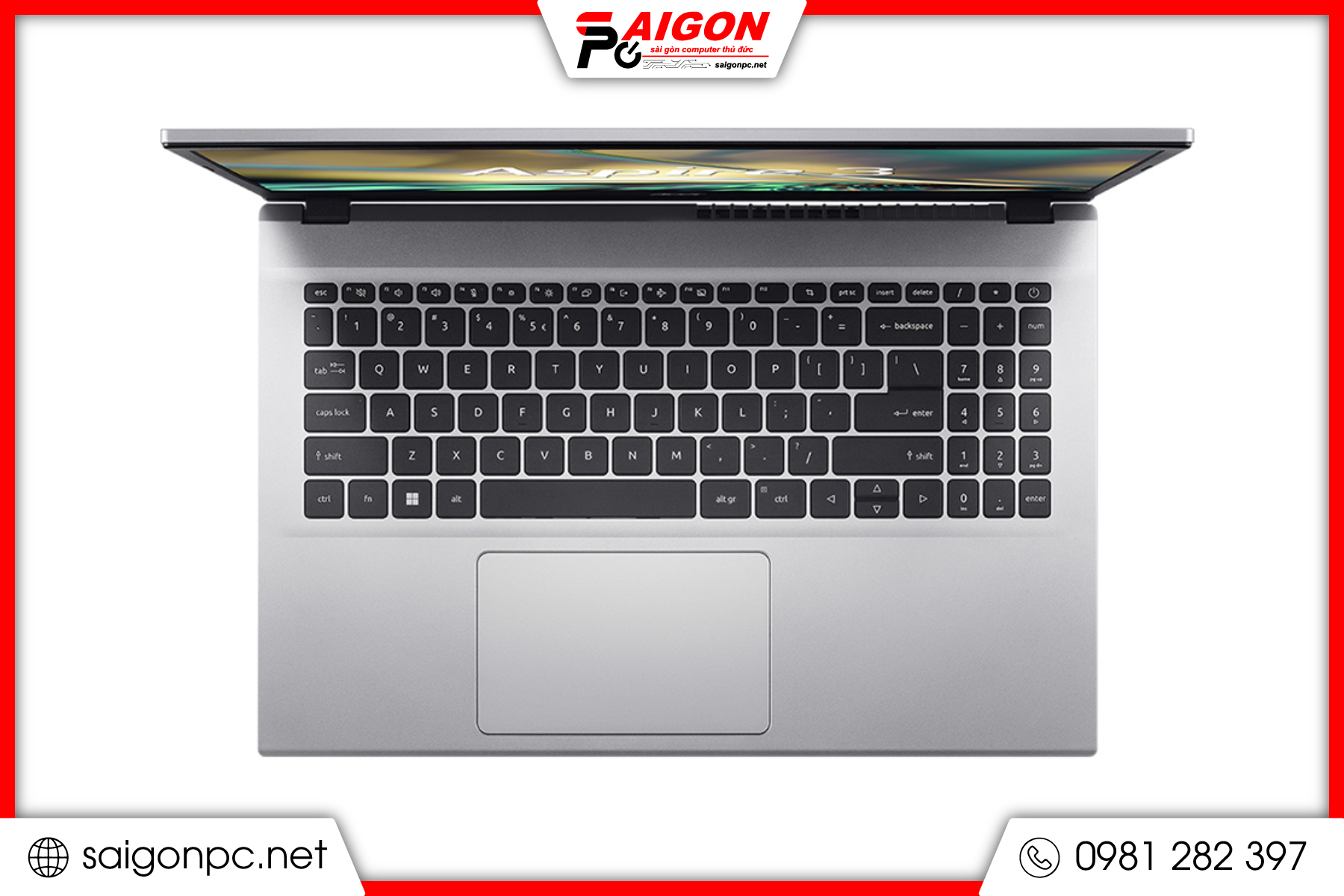 Laptop Acer Aspire 3 - 15.6" FHD / I5-1235U / 8G / 512GB - Bạc